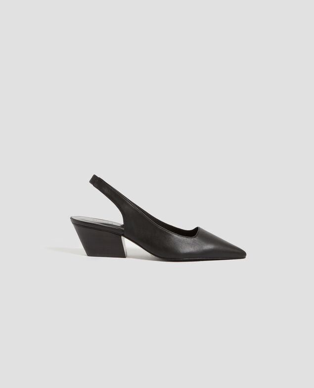 Slingbacks de piel H092 black