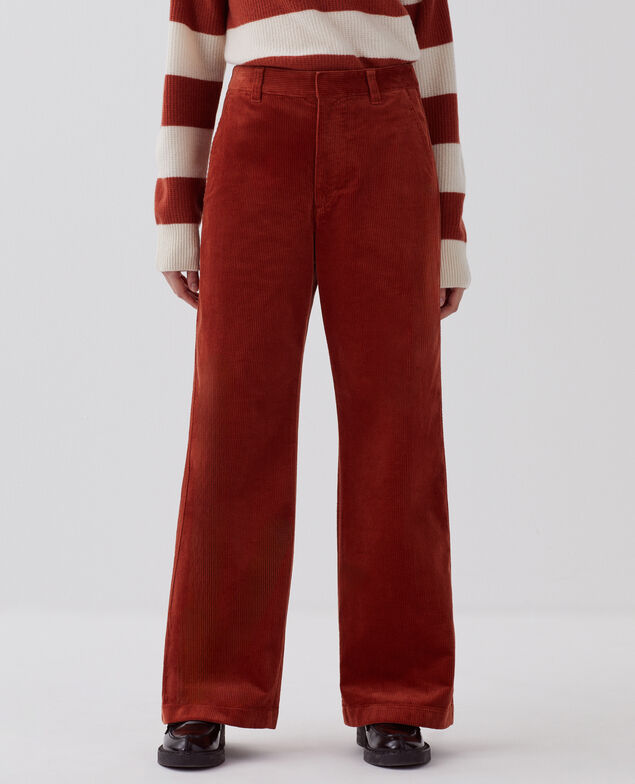 Pantalón de pana U270 orange