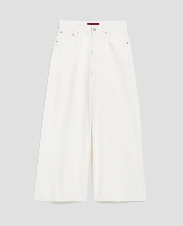 JEANETTE - Jeans anchos H003 white