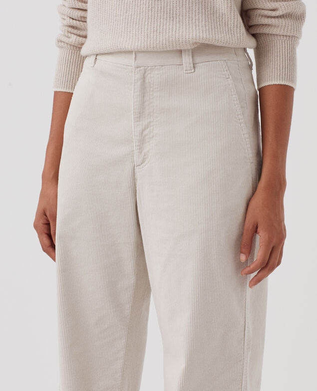 Pantalón de pana U010 white