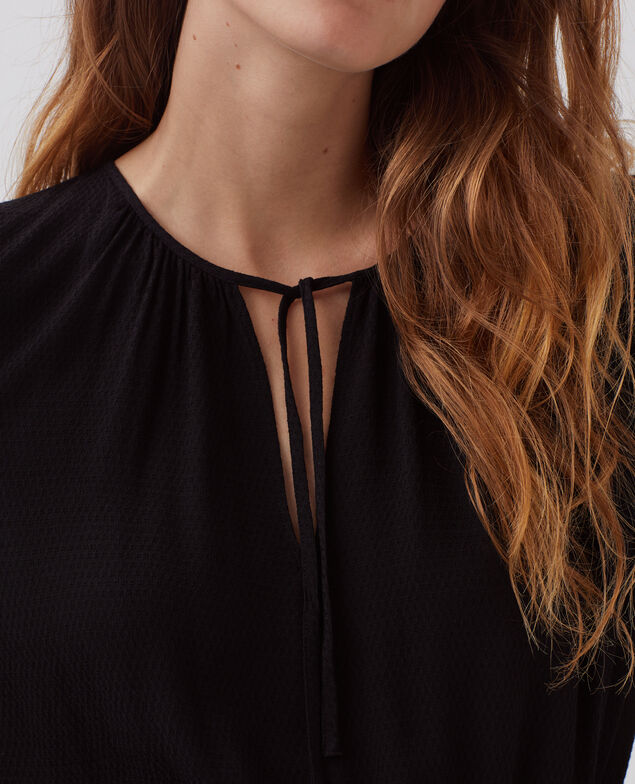 Vestido corto fluido H091 black beauty