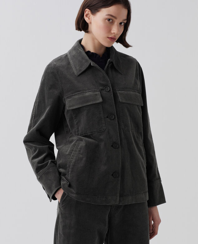 Chaqueta de pana U070 gray