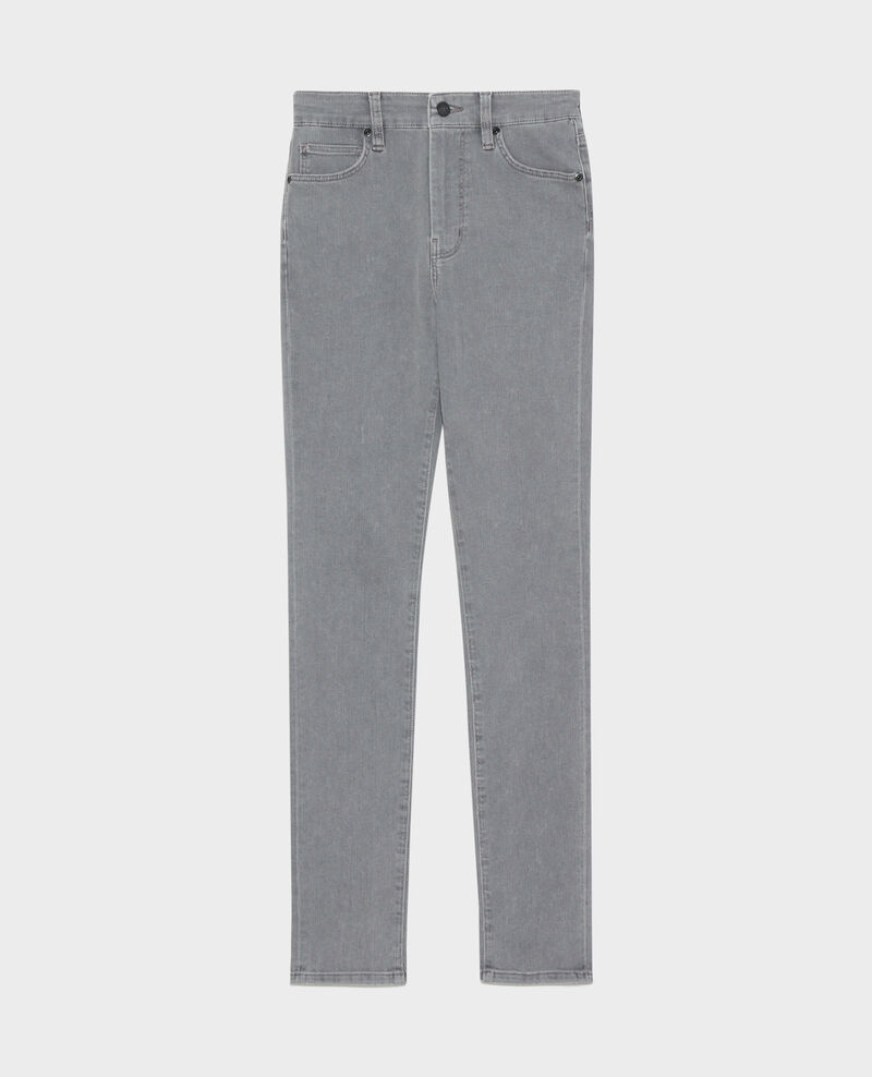 DANI - SKINNY - Jeans de algodón 104 denim lightgrey 2spe109c61