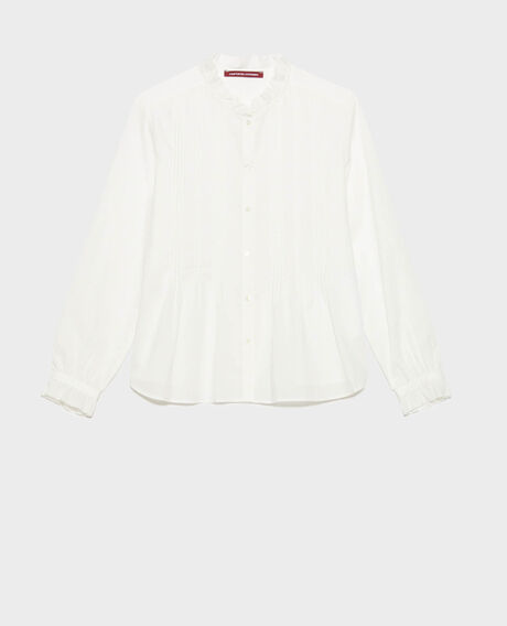 Camisa de algodón 4224 gardenia 3ssh007c01