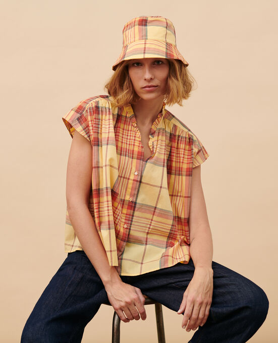 Blusa de algodón 0241 ORANGE