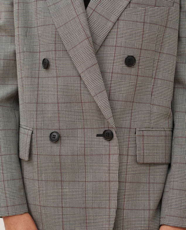 Chaqueta amplia de lana