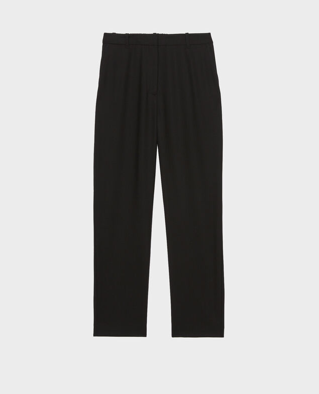 MARGUERITE - Pantalón cigarette 7016c 09 black