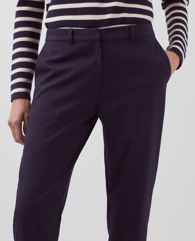 MARGUERITE - Pantalón cigarette 7012c 69 navy