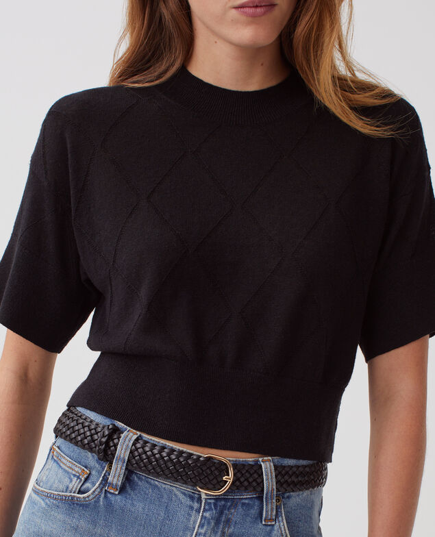 Jersey corto de manga corta H091 black beauty