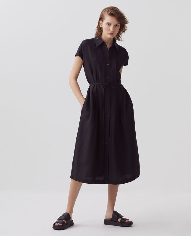 Vestido camisero H091 black beauty