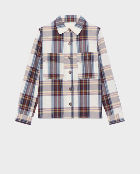 Sobrecamisa de algodón mezclado 0180 wine 3sja182c13
