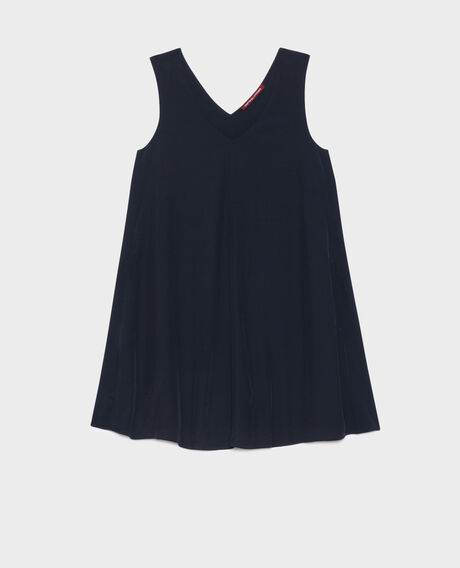 Vestido corto fluido 0693 navy 3sdr227v02