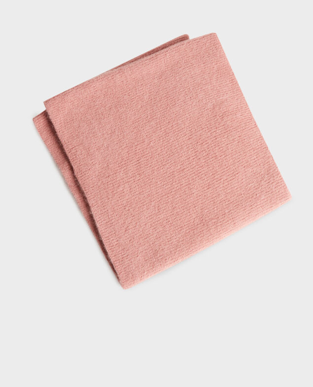 Contorno de cuello de alpaca mezclada A110 pink knit 3wsc038