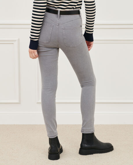 DANI - SKINNY - Jeans de algodón 104 denim lightgrey 2spe109c61