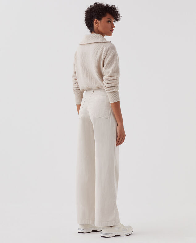 Pantalón de pana U010 white