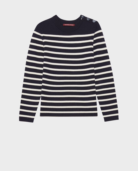 MADDY - Jersey marinero de lana merina Stp nv wht Liselle