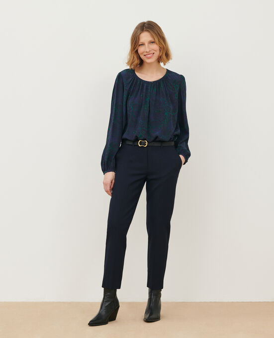 MARGUERITE - Pantalón cigarette 7012C 69 NAVY