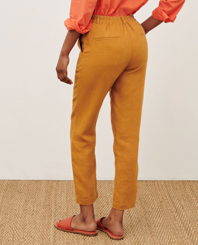 MARGUERITE - Pantalón cigarette 36 brown