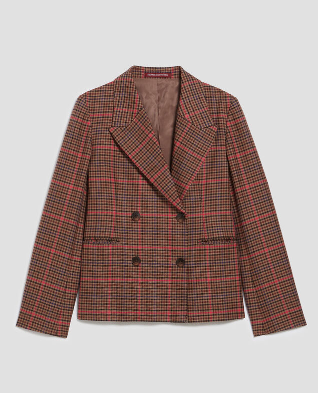 Chaqueta sastre I121 check pink
