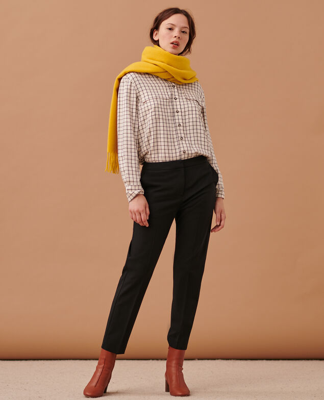 MARGUERITE - Pantalón cigarette 4216 black_beauty Nokeasy