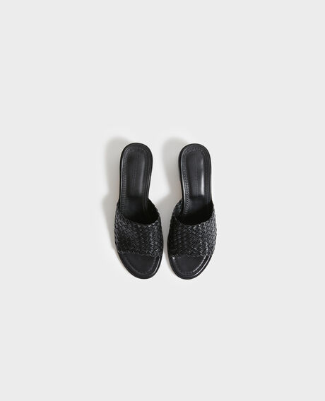 Sandalias de piel con tacón 09 black 2ss22353
