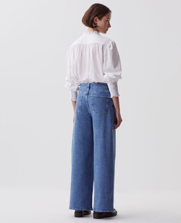 JEANETTE - Jeans anchos J621 light blue