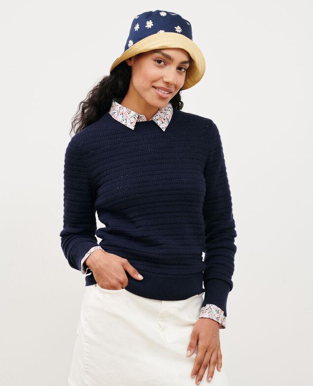Jersey calado de lana merina 4277 night_sky