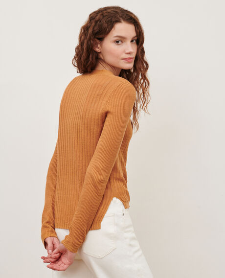 Cárdigan de lino 0320 almond brown 3sca115l01