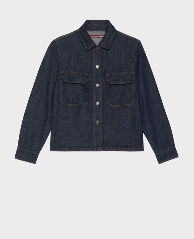 Chaqueta de tela denim