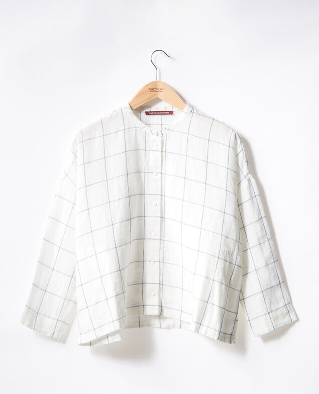 Blusa de lino Off white
