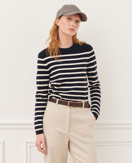 MADDY - Jersey marinero de lana merina