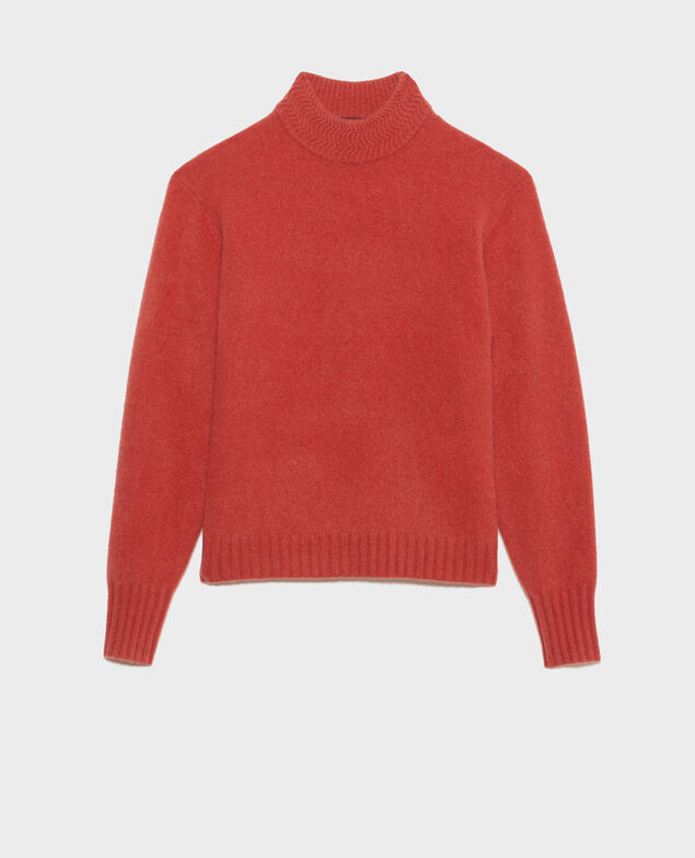 Jersey de cachemir con cuello alto