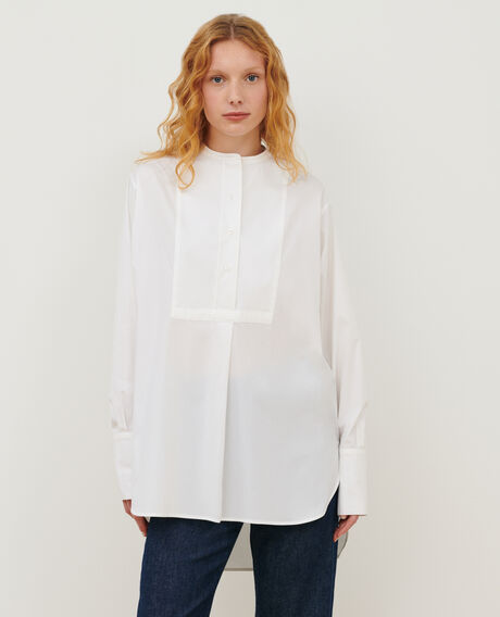 Camisa de algodón 4235 optical white 2wsh289c53