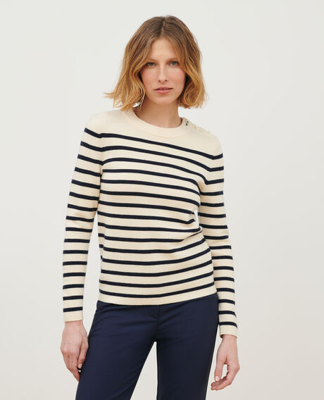 MADDY - Jersey marinero de lana merina Stp jtst nsky Liselle
