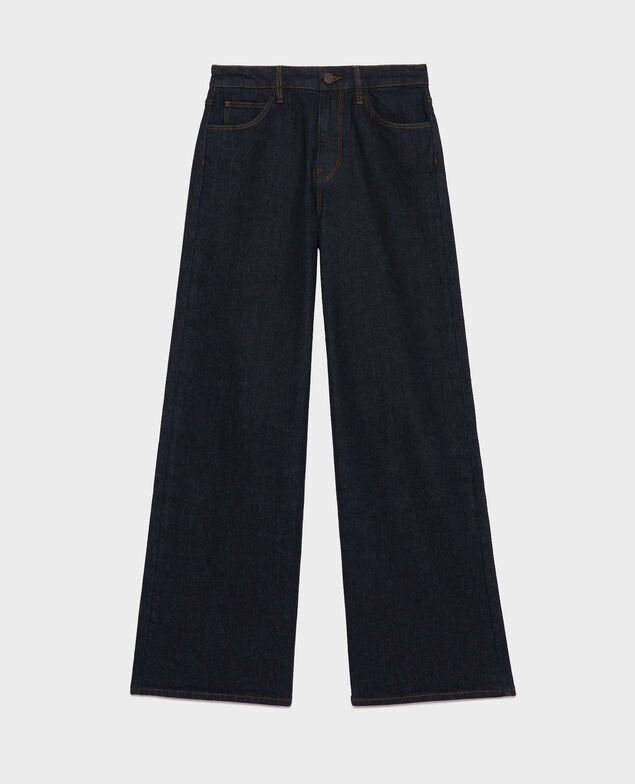 JEANETTE - FLARE - Jeans de talle alto 4009 rinse