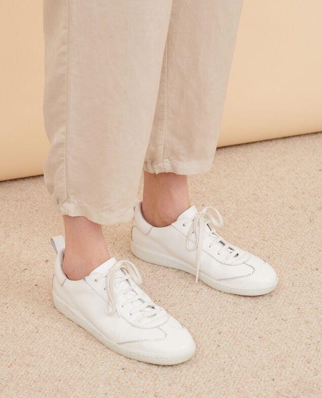 JOSÉPHINE - Pantalón jogger de lino mezclado 7078 30_natural