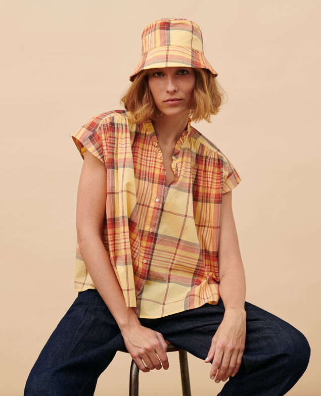 Blusa de algodón 0241 orange 3sbl346c21