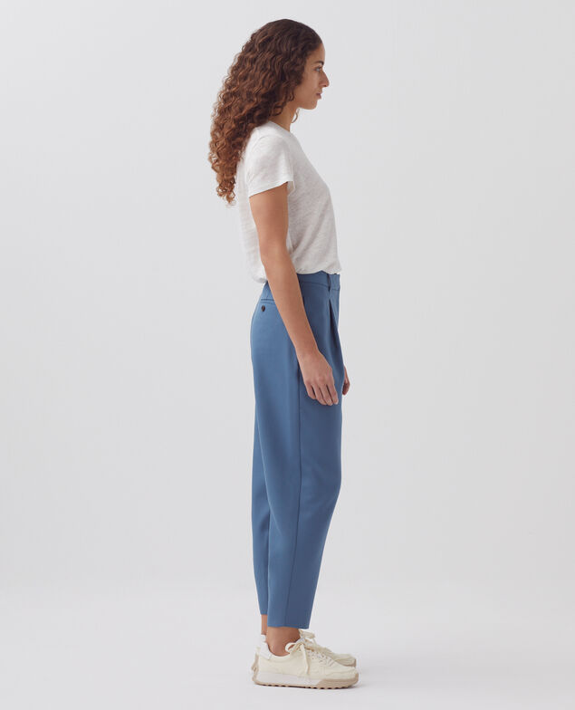 PEGGY - Pantalón carrot de lana