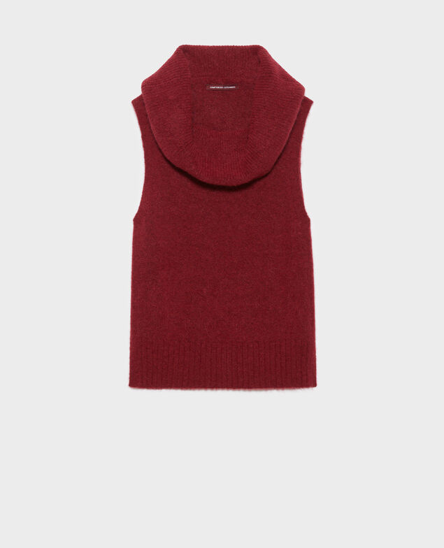 Chaleco de alpaca mezclada