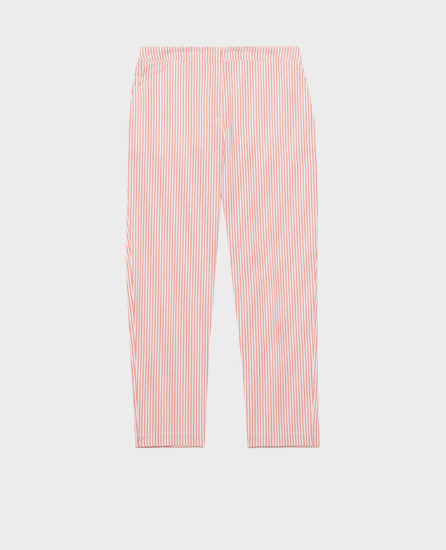 MARGUERITE - Pantalón cigarette Str purepumpkin white