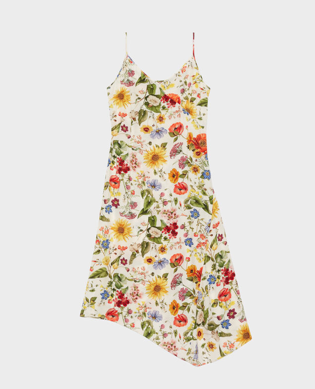 Vestido asimétrico fluido