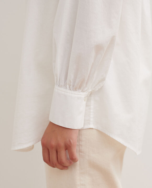 Camisa túnica de algodón 0007 white 3ssh283c01