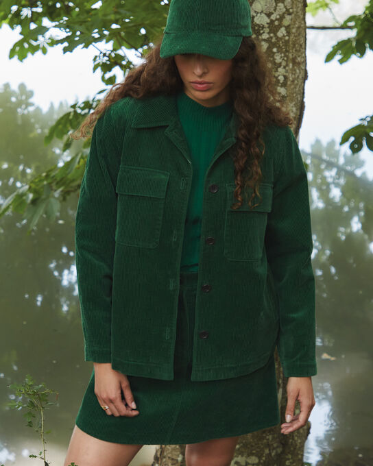 Chaqueta de pana A554 GREEN