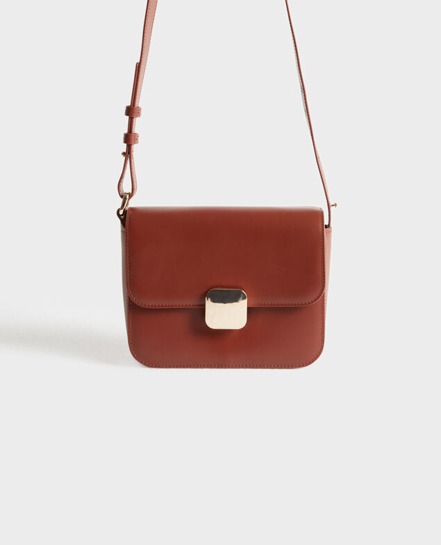 VIC - bolso caja de cuero