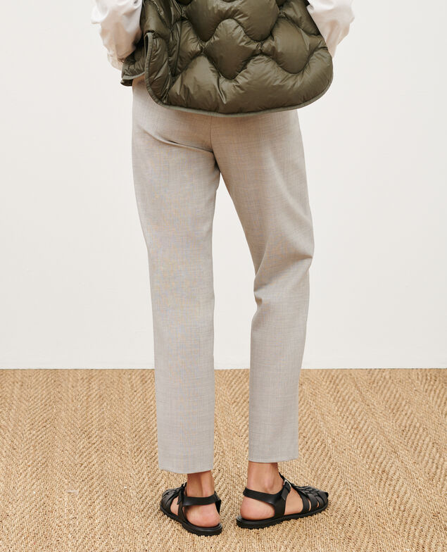 MARGUERITE - Pantalón cigarette 7076 04 lightgrey