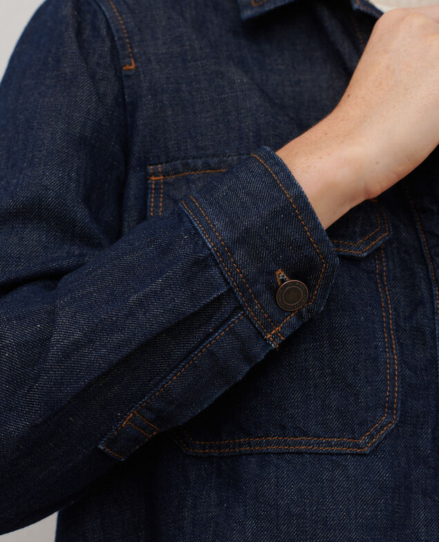 Chaqueta de tela denim