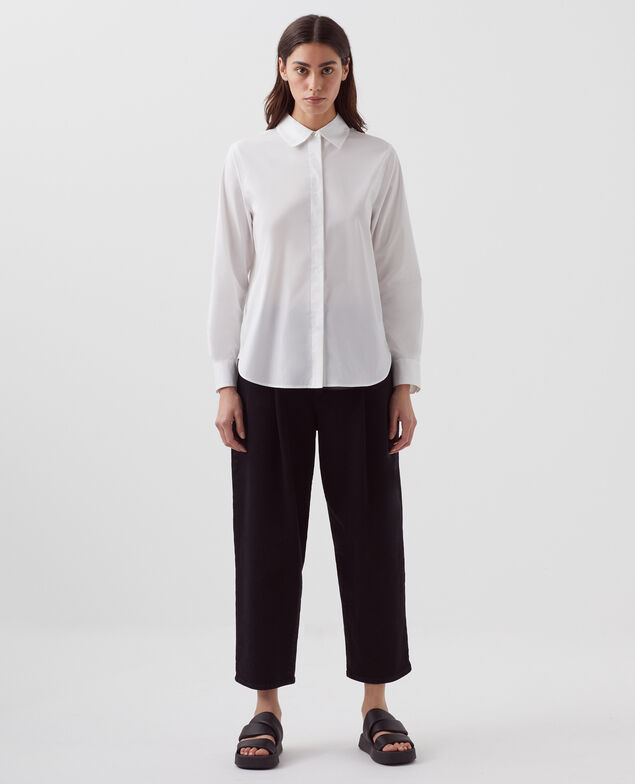 Camisa de popelina de algodón