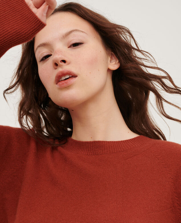 Jersey cuello redondo de cachemir 8807 17 red