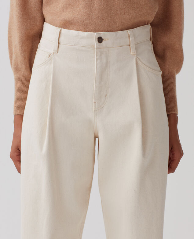 NIKKI - Jeans carrot H305 ecru