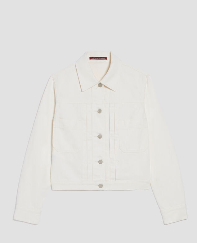 Chaqueta workwear corta H003 white